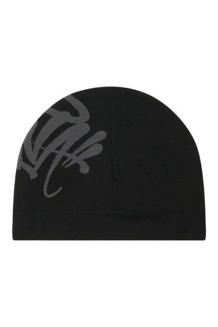 syna black skull hat