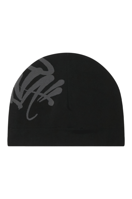 syna black skull hat