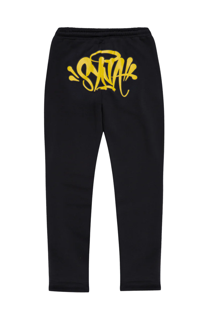 syna-world-syna-og-sweatpants-black-yellow syna world sweatpants