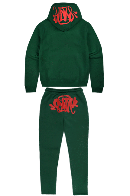 green syna world tracksuit