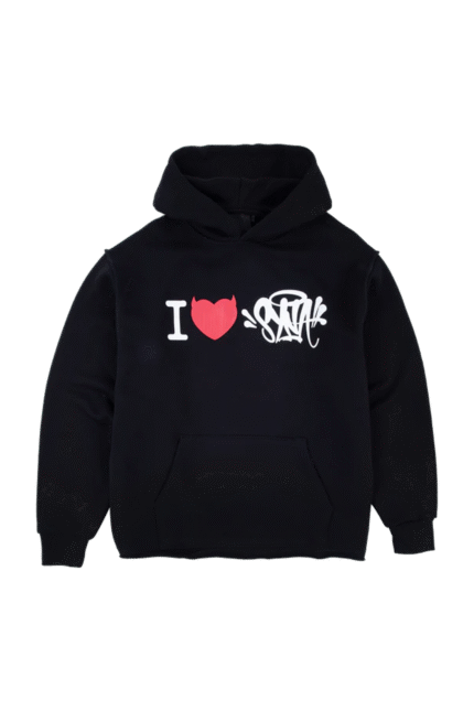 i hert syna hoodie black