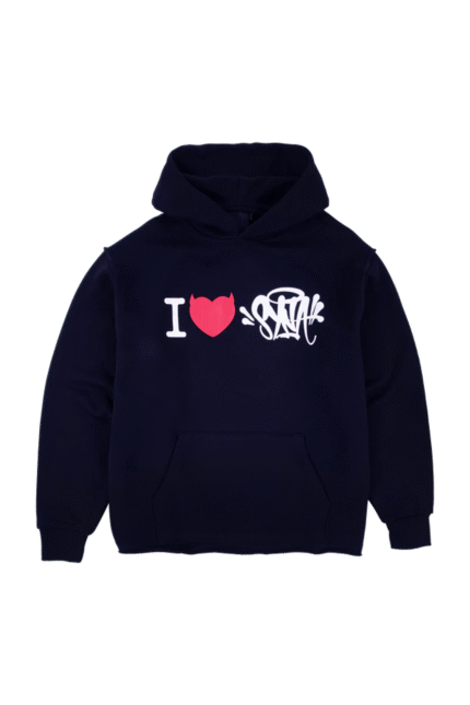 i hert syna hoodie navy