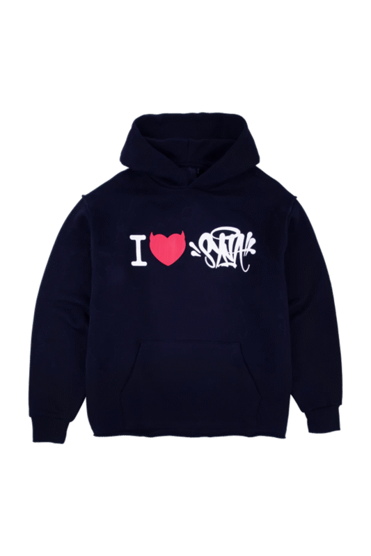 i hert syna hoodie navy