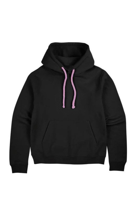 syna black hoodie