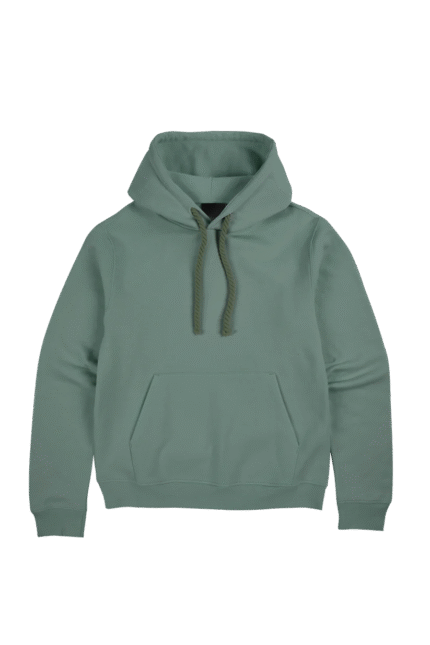 Syna og hoodie sage green