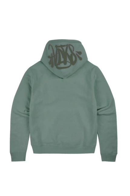 Syna og hoodie sage green