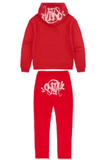 red syna world tracksuit